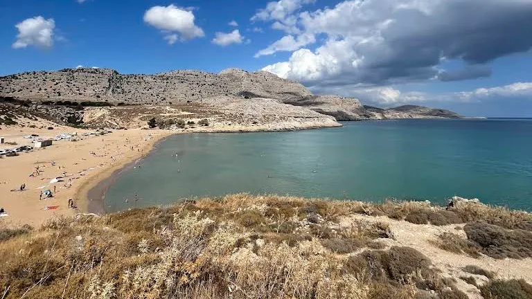 Agathi Beach soft sand